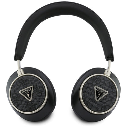 Handsfree Bluetooth Guess 4G Gold Triangle Logo, A2DP, Negru