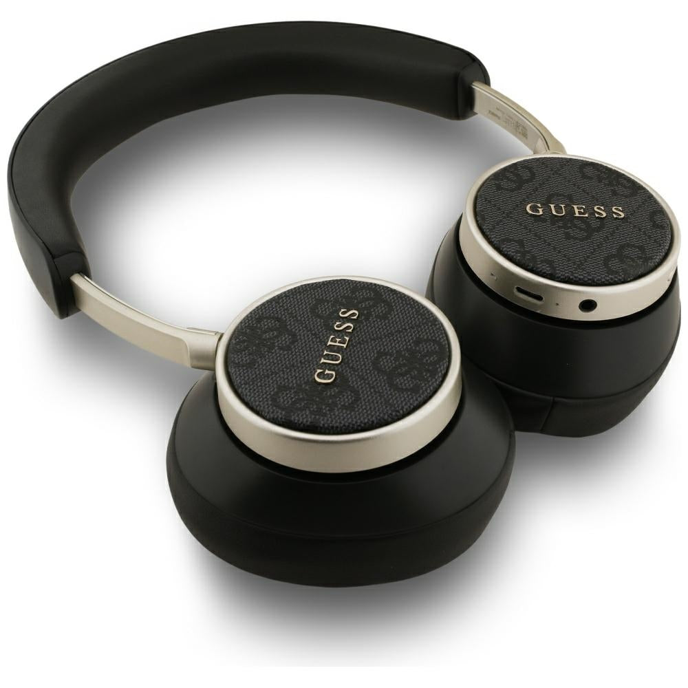 Handsfree Bluetooth Guess 4G Classic Logo, A2DP, Negru