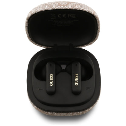 Handsfree Bluetooth Guess 4G Classic Metal Logo, TWS, Roz