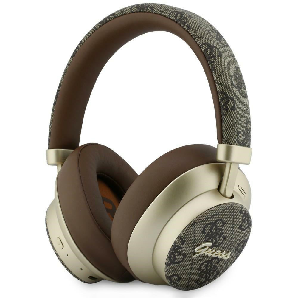 Handsfree Bluetooth Guess 4G Gold Script Metal, A2DP, Maro
