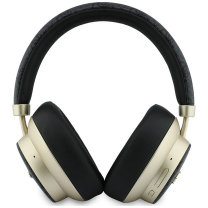 Handsfree Bluetooth Guess 4G Gold Script Metal, A2DP, Negru