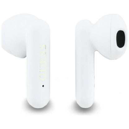 Handsfree Bluetooth Guess 4G Metal Logo, TWS, Alb