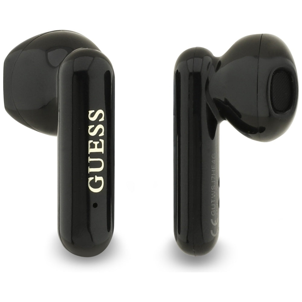 Handsfree Bluetooth Guess 4G Metal Logo, TWS, Negru