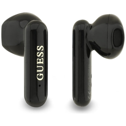 Handsfree Bluetooth Guess 4G Metal Logo, TWS, Negru