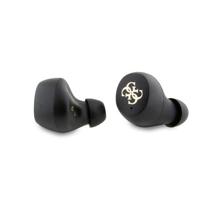 Handsfree Bluetooth Guess 4G Metal, TWS, Albastru