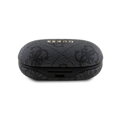 Handsfree Bluetooth Guess 4G Metal, TWS, Negru