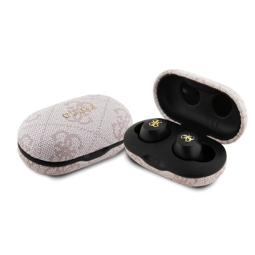Handsfree Bluetooth Guess 4G Metal, TWS, Roz
