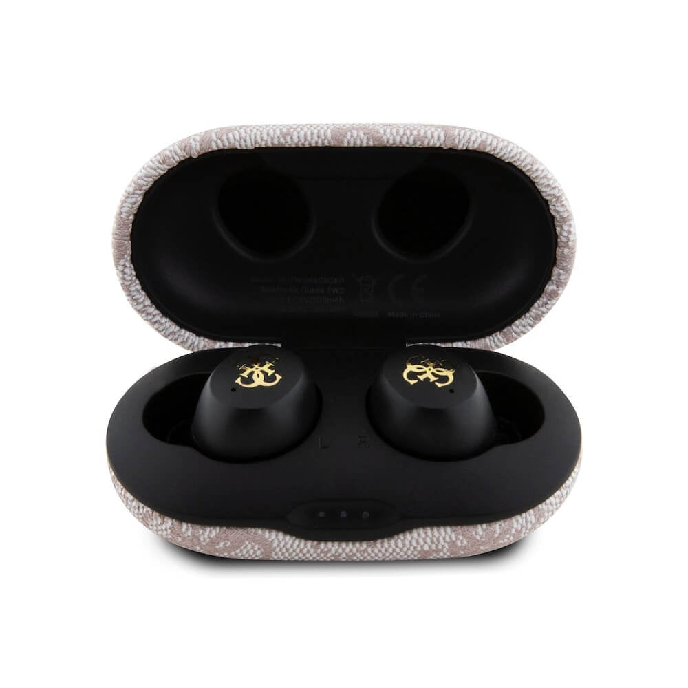 Handsfree Bluetooth Guess 4G Metal, TWS, Roz