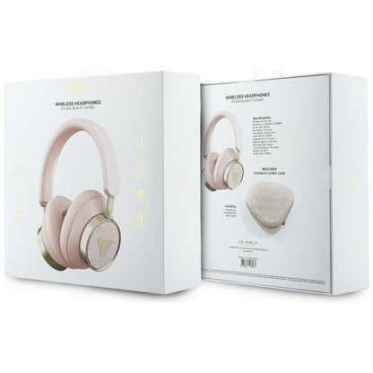 Handsfree Bluetooth Guess 4G Gold  Triangle Logo, A2DP, Roz
