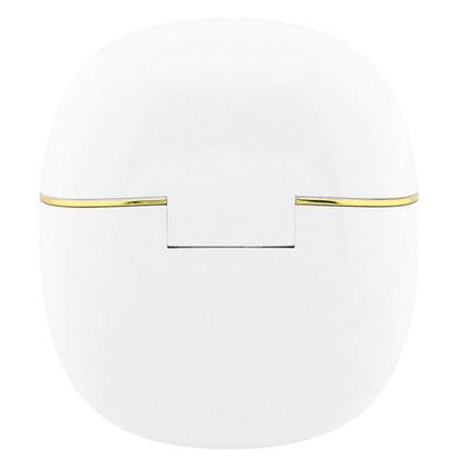 Handsfree Bluetooth Guess Glossy Gold Line Classic, TWS, Alb