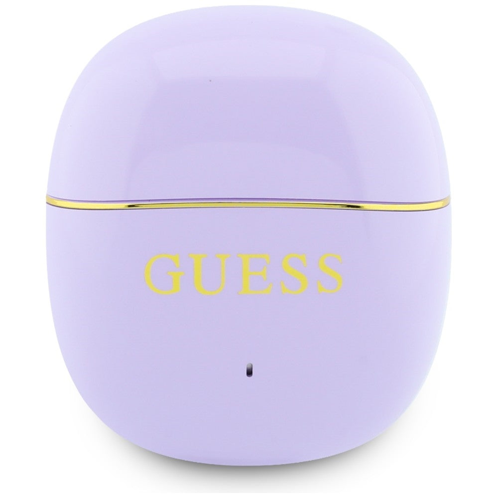 Handsfree Bluetooth Guess Glossy Gold Line Classic, TWS, Mov