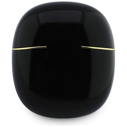Handsfree Bluetooth Guess Glossy Gold Line Classic, TWS, Negru