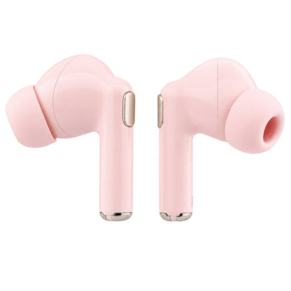 Handsfree Bluetooth Guess Glossy Gold Line Printed Classic Logo, TWS, Roz