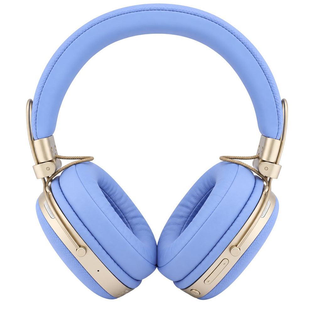 Handsfree Bluetooth Guess Grained Triangle Logo, A2DP, Albastru