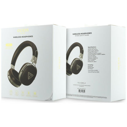 Handsfree Bluetooth Guess Grained Triangle Logo, A2DP, Maro
