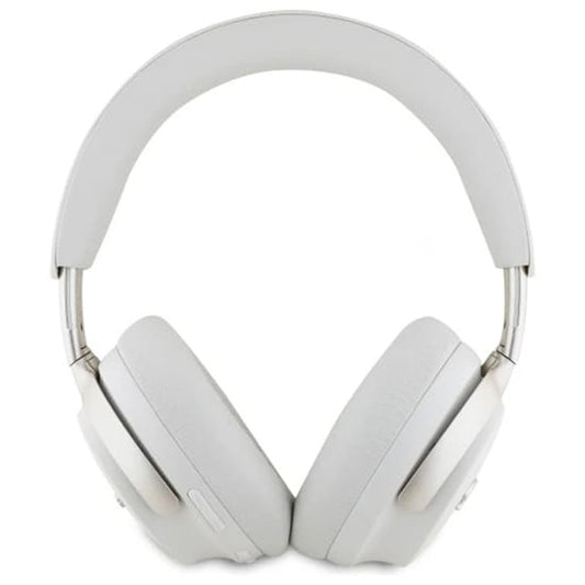 Handsfree Bluetooth Guess Metal Script Logo, A2DP, ANC, Bej