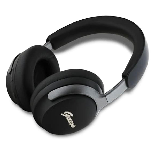 Handsfree Bluetooth Guess Metal Script Logo, A2DP, ANC, Negru