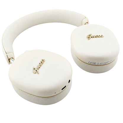 Handsfree Bluetooth Guess Metal Script Logo, A2DP, Bej