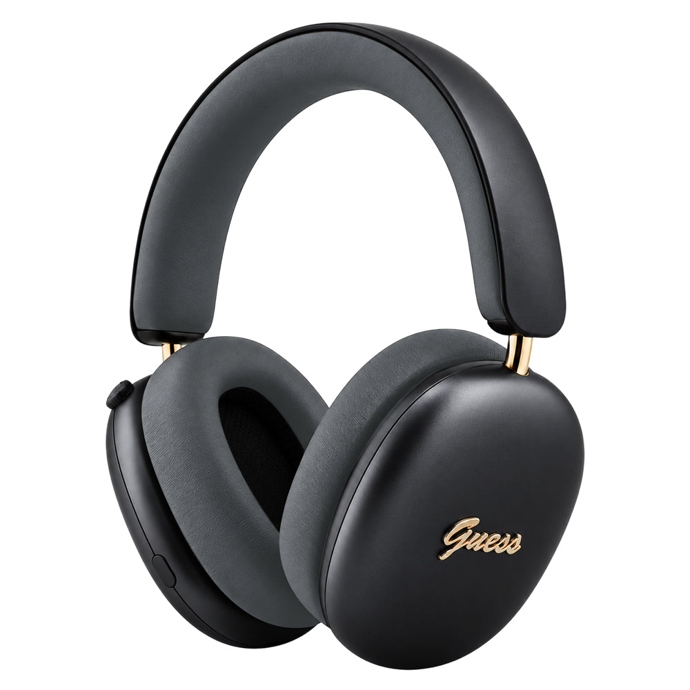 Handsfree Bluetooth Guess Metal Script Logo, A2DP, Negru
