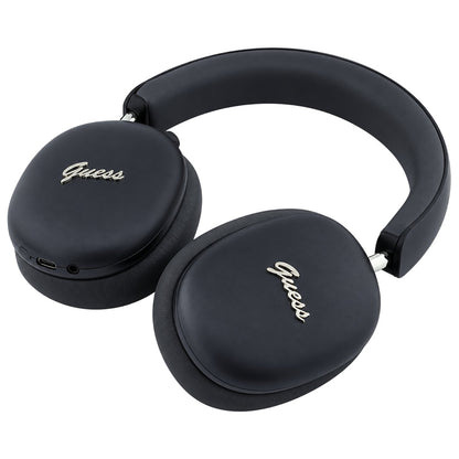 Handsfree Bluetooth Guess Metal Script Logo, A2DP, Negru