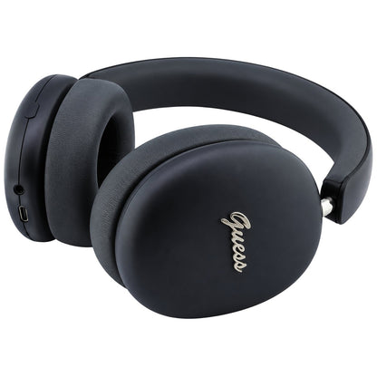 Handsfree Bluetooth Guess Metal Script Logo, A2DP, Negru