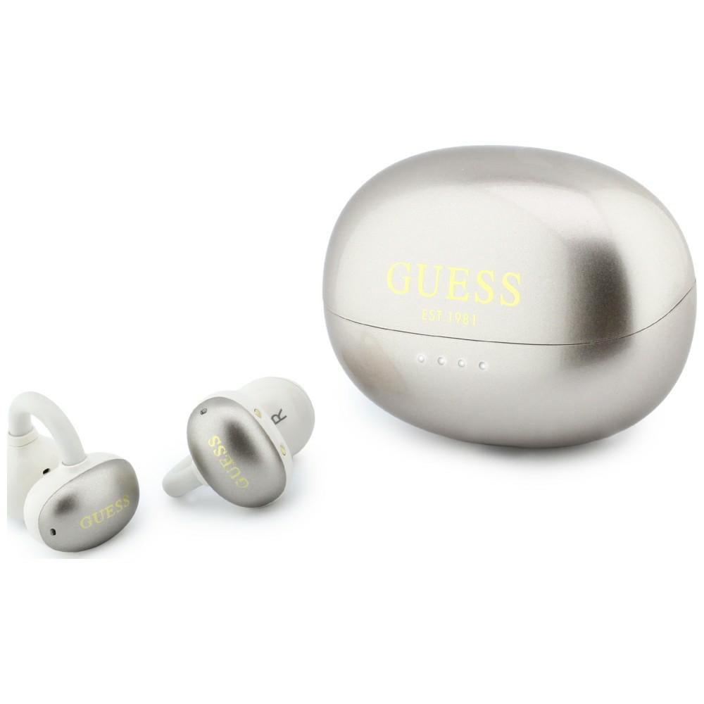 Handsfree Bluetooth Guess Metalic Finish Electropated Parts Classic, TWS, Auriu