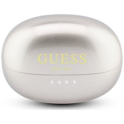 Handsfree Bluetooth Guess Metalic Finish Electropated Parts Classic, TWS, Auriu