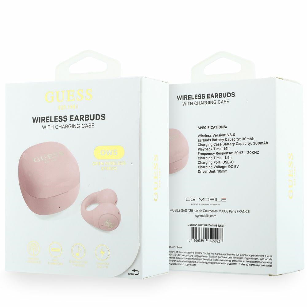 Handsfree Bluetooth Guess Mini Classic, TWS, Roz