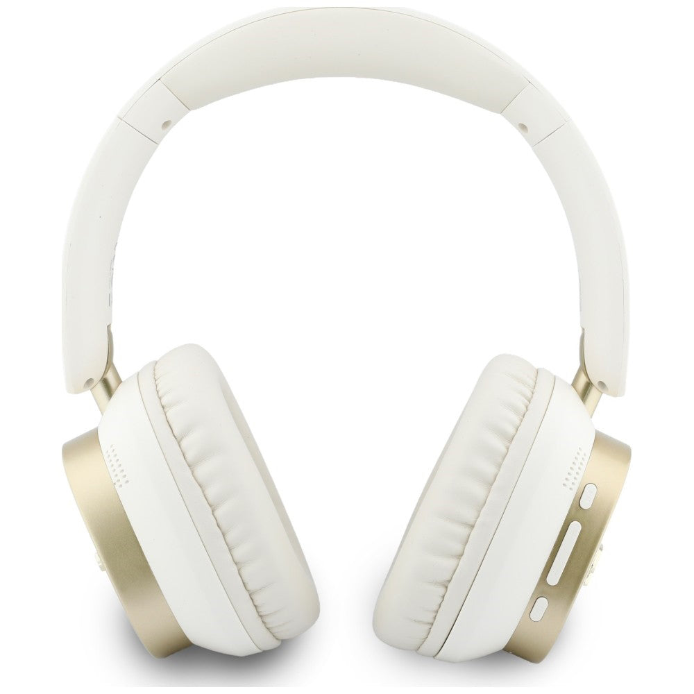 Handsfree Bluetooth Guess Rectangle Metal Script, A2DP, Alb