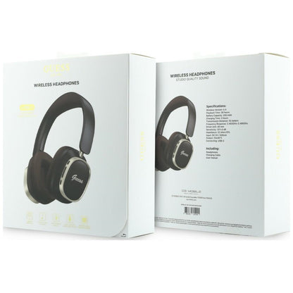 Handsfree Bluetooth Guess Rectangle Metal Script, A2DP, Maro