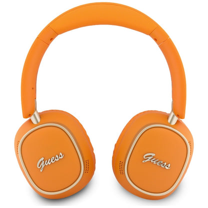 Handsfree Bluetooth Guess Rectangle Metal Script, A2DP, Portocaliu