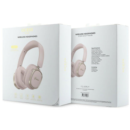 Handsfree Bluetooth Guess Rectangle Metal Script, A2DP, Roz