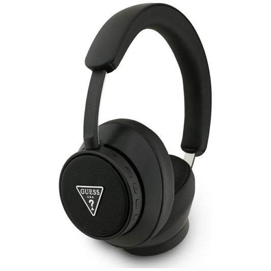 Handsfree Bluetooth Guess Saffiano Triangle Logo, A2DP, Negru