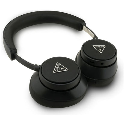 Handsfree Bluetooth Guess Saffiano Triangle Logo, A2DP, Negru