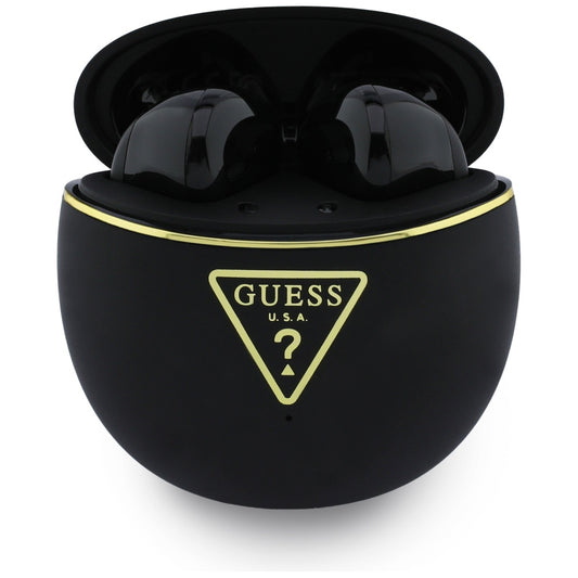 Handsfree Bluetooth Guess Script Print, TWS, Negru