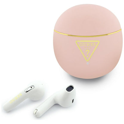 Handsfree Bluetooth Guess Script Print, TWS, Roz