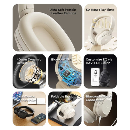 Handsfree Bluetooth HAVIT H612BT, A2DP, Negru