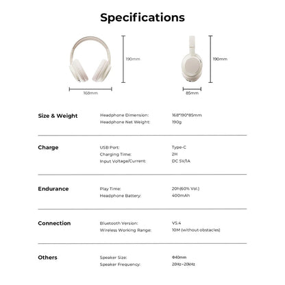 Handsfree Bluetooth HAVIT H619BT, A2DP, Alb