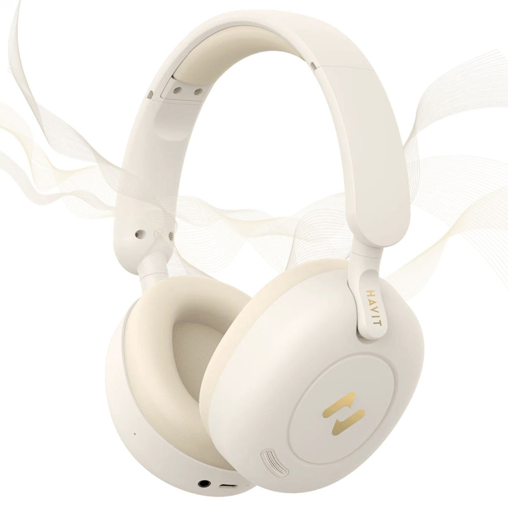 Handsfree Bluetooth HAVIT H655BT Pro, Multipoint, A2DP, ANC, Negru