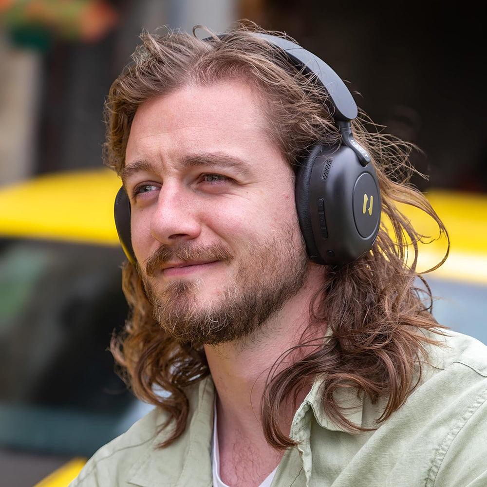 Handsfree Bluetooth HAVIT H655BT Pro, Multipoint, A2DP, ANC, Negru