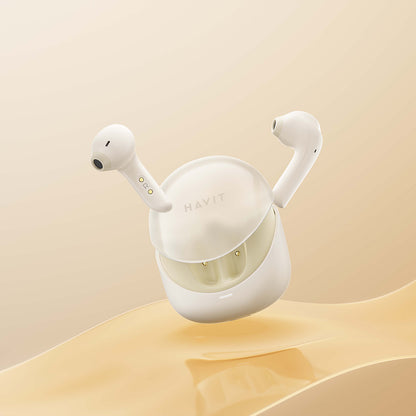 Handsfree Bluetooth HAVIT Modern Buds TW974, TWS, Bej