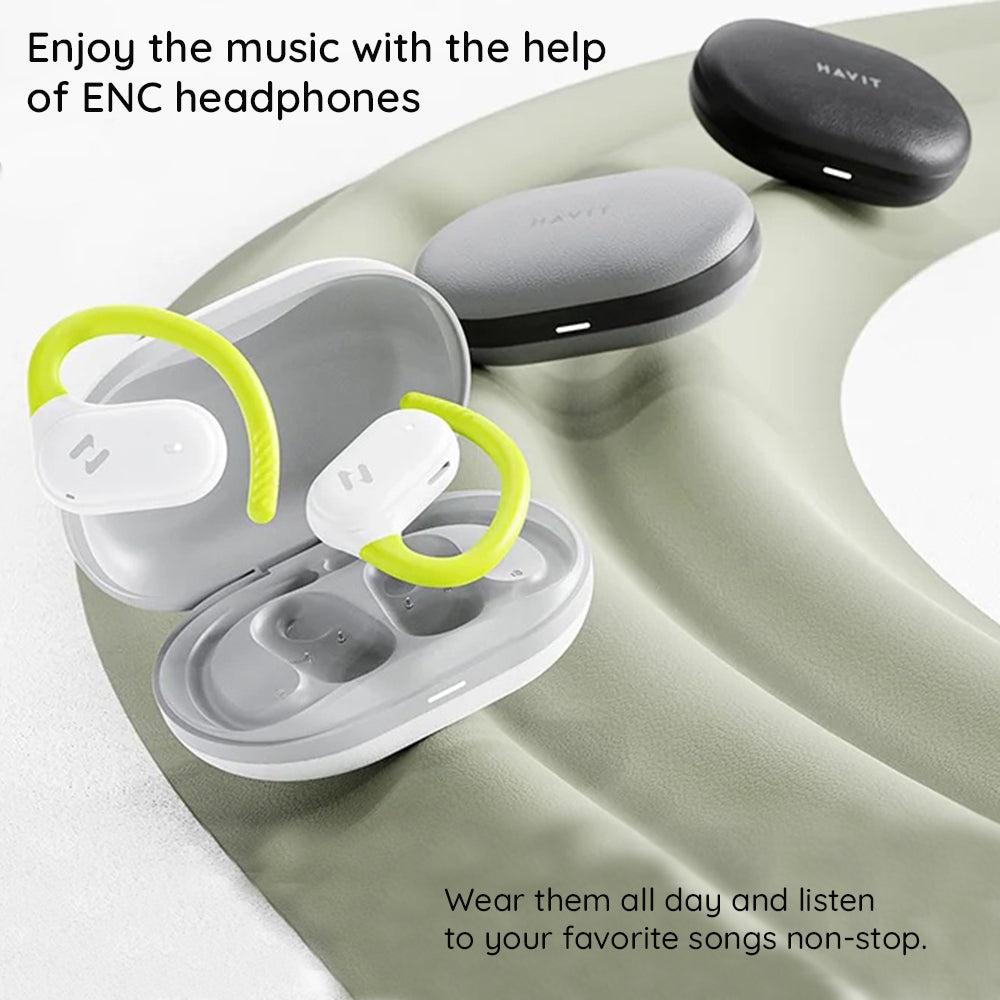 Handsfree Bluetooth HAVIT OWS915, TWS, Negru