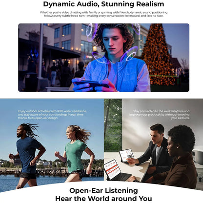 Handsfree Bluetooth HAVIT OWS916 Lite, TWS, Negru