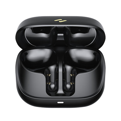 Handsfree Bluetooth HAVIT TW906 Pro, TWS, ANC, Negru