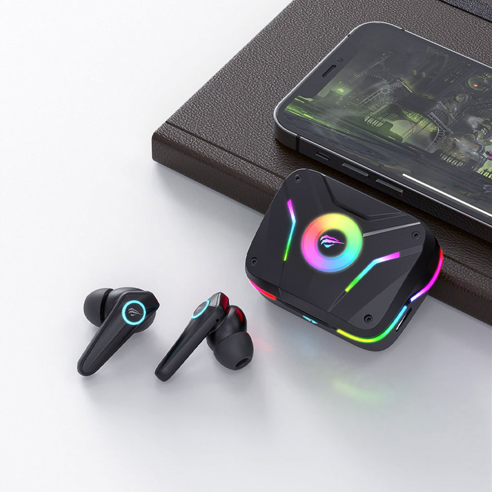 Handsfree Bluetooth HAVIT TW952 PRO RGB, TWS, Negru