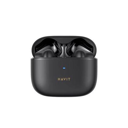 Handsfree Bluetooth HAVIT TW958 Pro, TWS, ANC, Negru