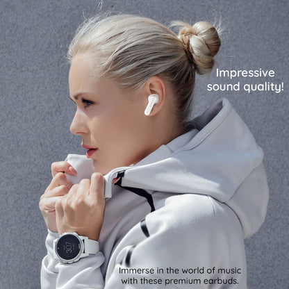 Handsfree Bluetooth HAVIT TW967 Pro, TWS, Roz
