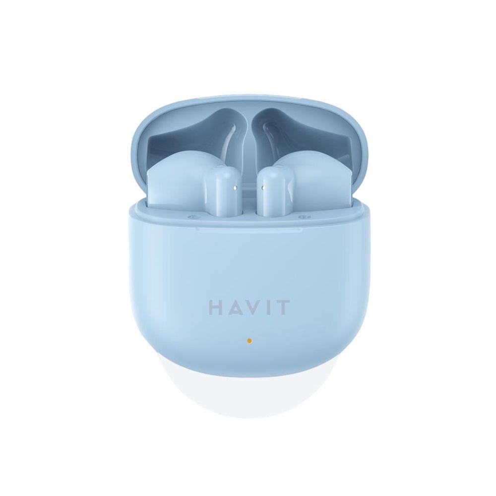 Handsfree Bluetooth HAVIT TW976, TWS, Albastru