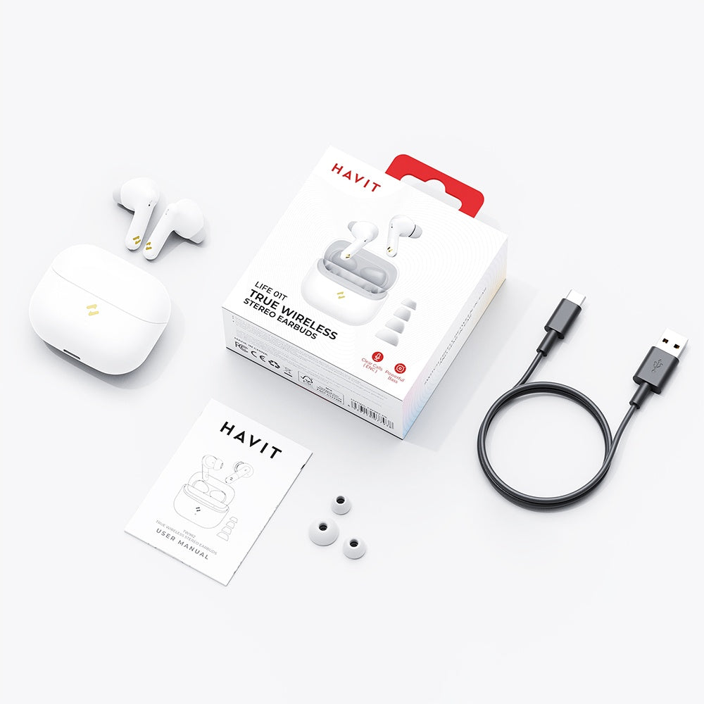 Handsfree Bluetooth HAVIT TW982, TWS, Verde