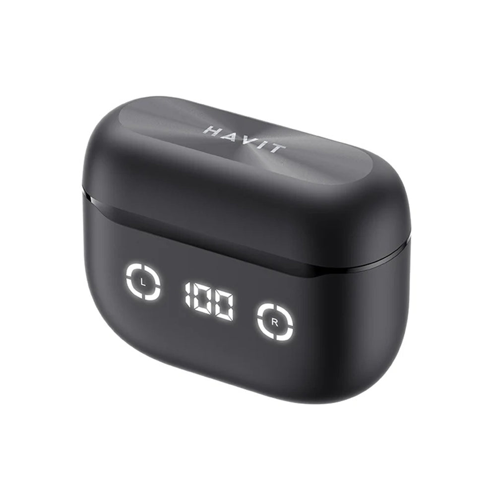 Handsfree Bluetooth HAVIT TW984, TWS, ANC, Negru